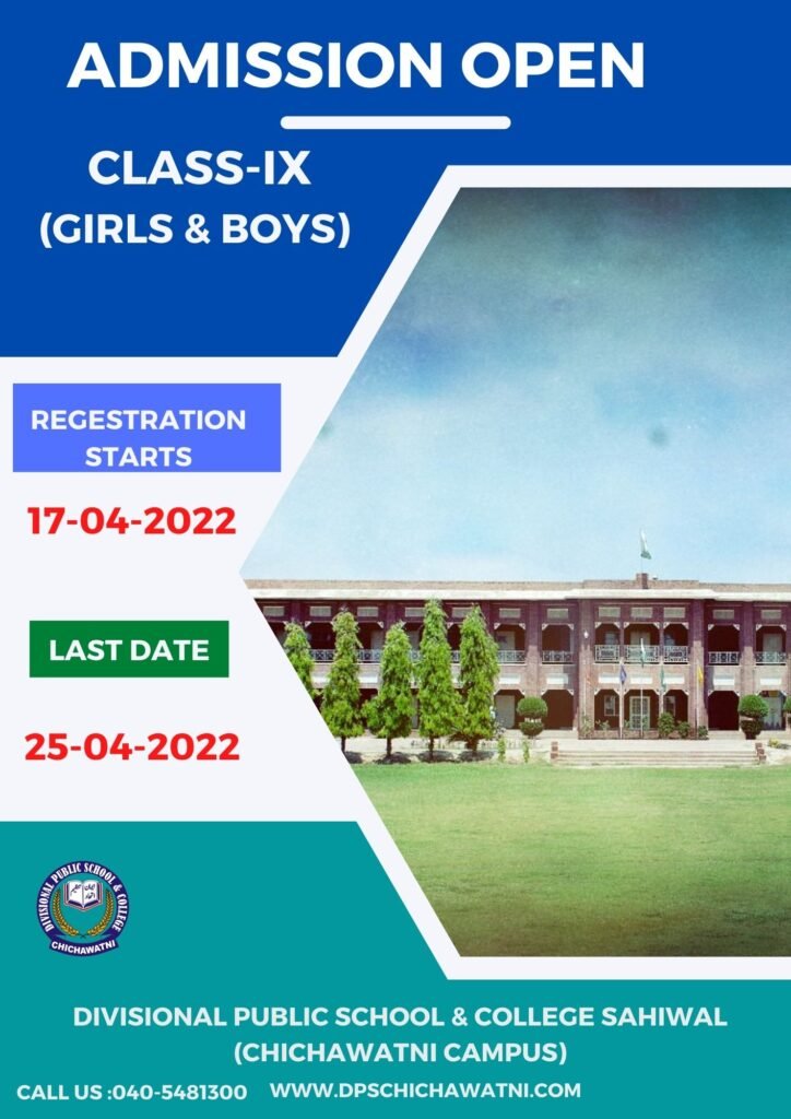 Blue And Yellow Modern School Admissions Flyer 724x1024