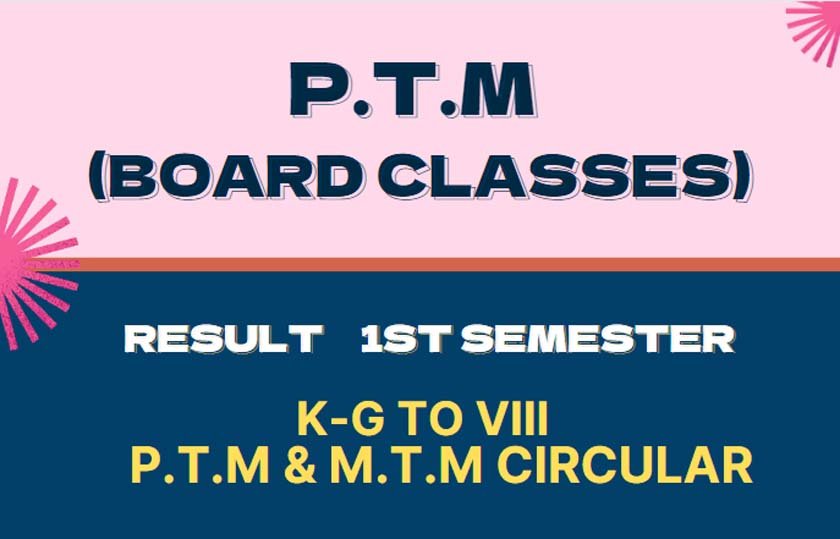 1ST SEMESTER PTM