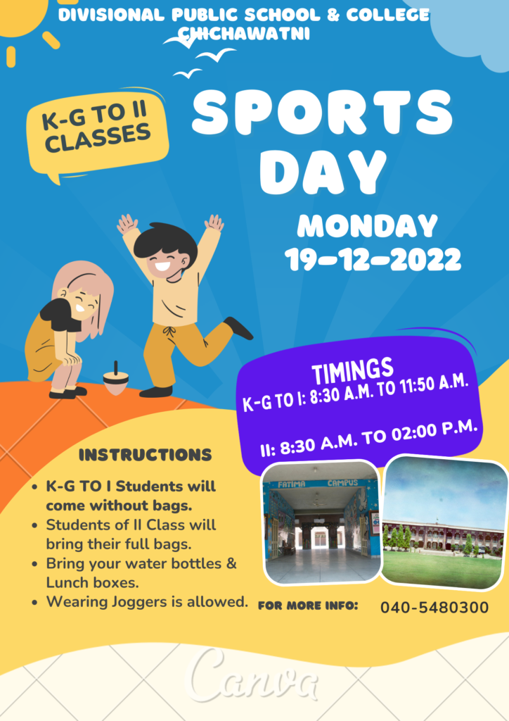 Blue And Yellow Cute Playful Kids Camp Flyer 724x1024