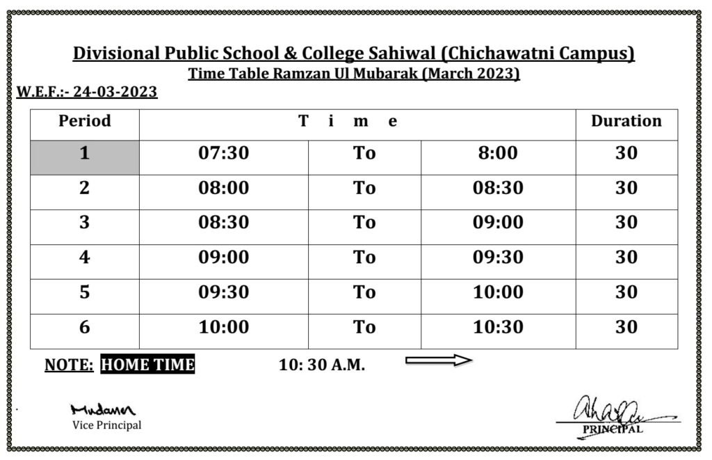 Ramza Ul Mubarak Timings 1024x661