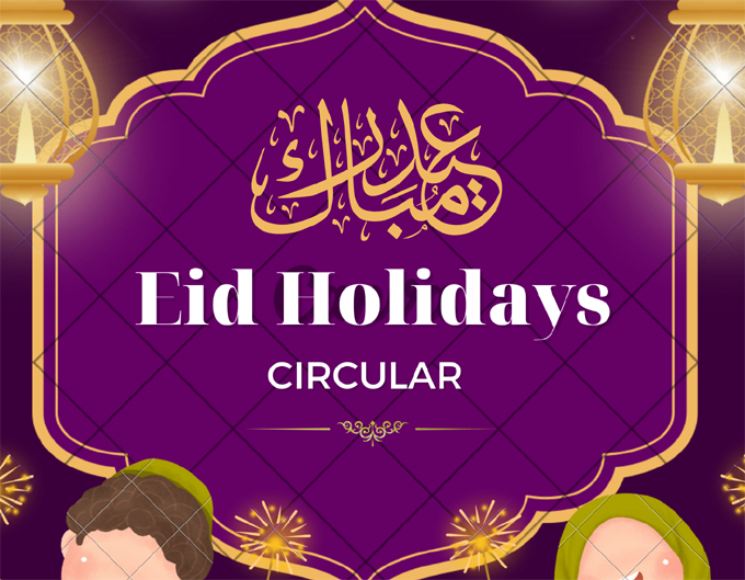 Eid Holidays Circular 2023